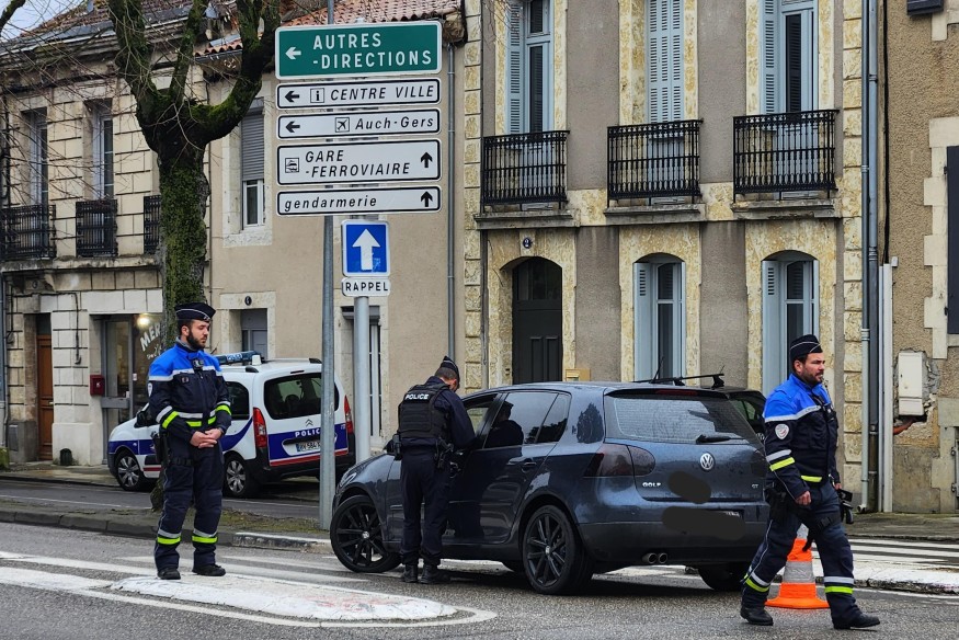 Opération de contrôles routiers à Auch ce mardi : 18 infractions relevées