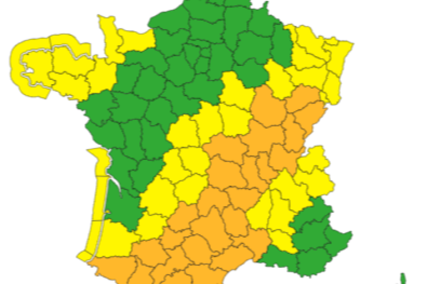 Météo : Orages, vents violents, forts cumuls de pluie. Les départements du Sud-Ouest en alerte