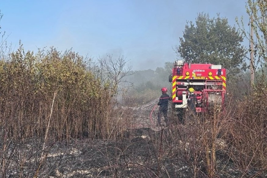 Berdoues (32) : un incendie parcourt une dizaine d'hectares, une importante mobilisation des secours